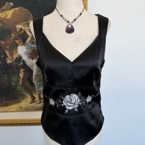 Y2K Charlotte Russe Whimsygoth Rose Top
